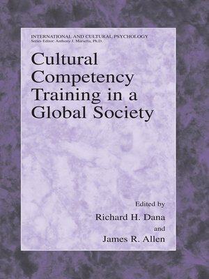 cover image of Cultural Competency Training in a Global Society